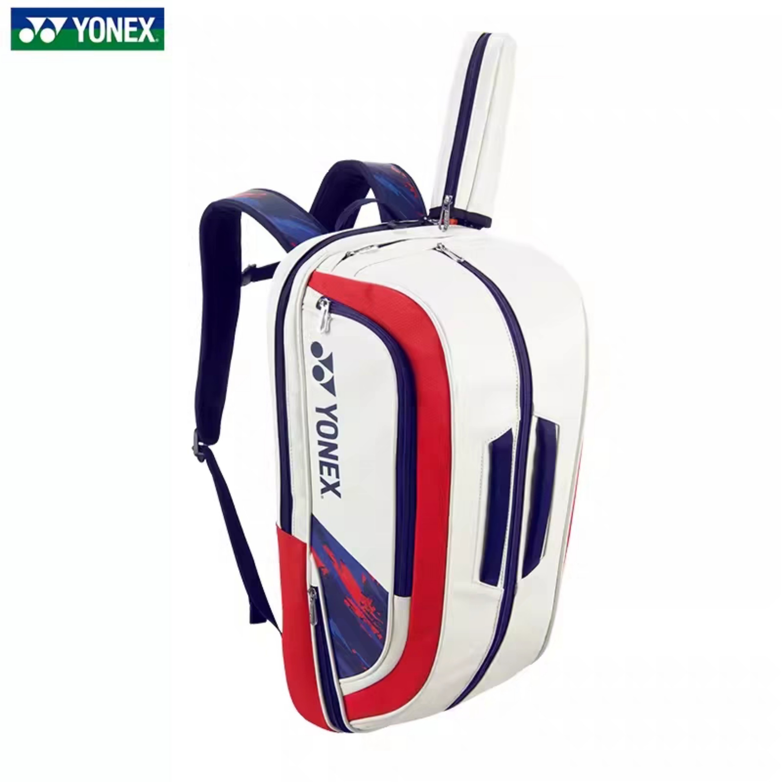 Balo Cầu Lông Yonex BA02312EX Trắng Xanh Đỏ
